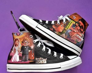 Zapatillas pintadas a mano de Up