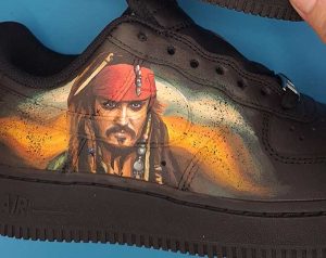 Zapatillas pintadas a mano de Jack Sparrow