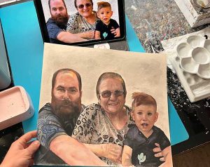 retrato de familia